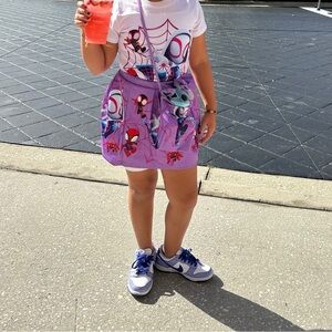 Ghost Spider skirt and tee set